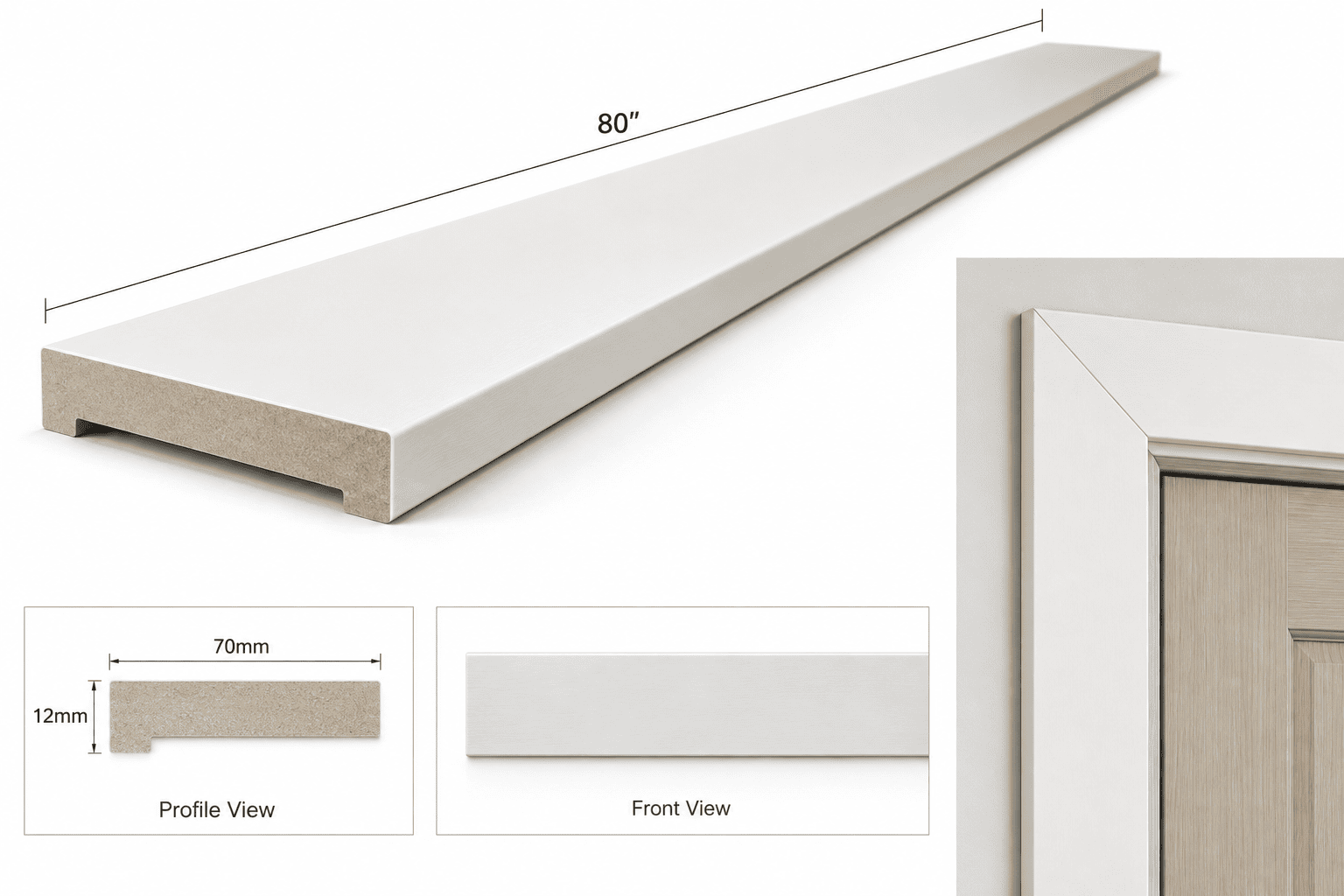Flat Casing for 80"