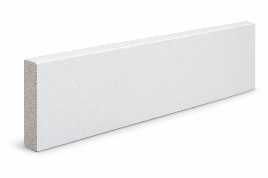 Primed Pine Baseboard 1×6 — 5-1/2 in. × 3/4 in. × 16 ft.