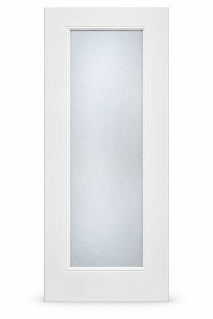 Fiberglass 1-Lite Frosted Exterior Door