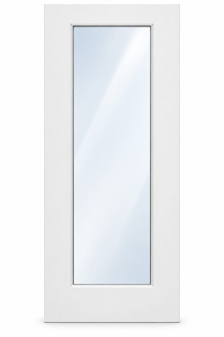 Fiberglass 1-Lite Clear Impact Exterior Door