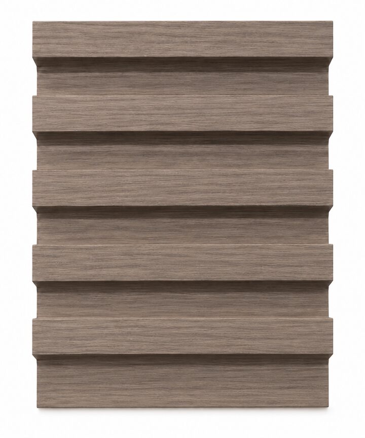 Sculpted Decorative Wall Panel – Mocha Wood