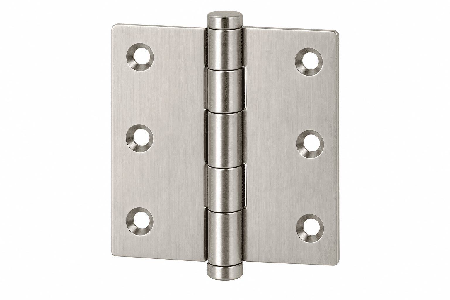 Metal Hinges, Satin Nickel