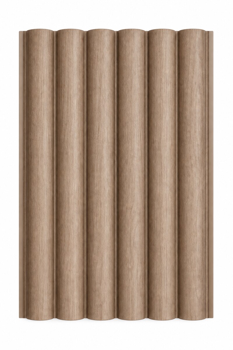 WPC Rounded Decorative Wall Panel – Nocciolla