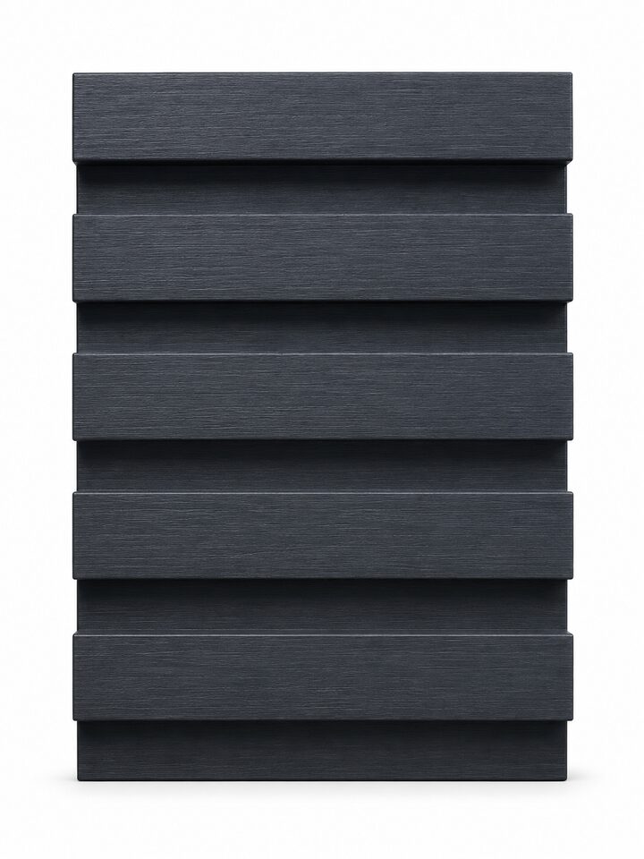 Sculpted Decorative Wall Panel – Ink