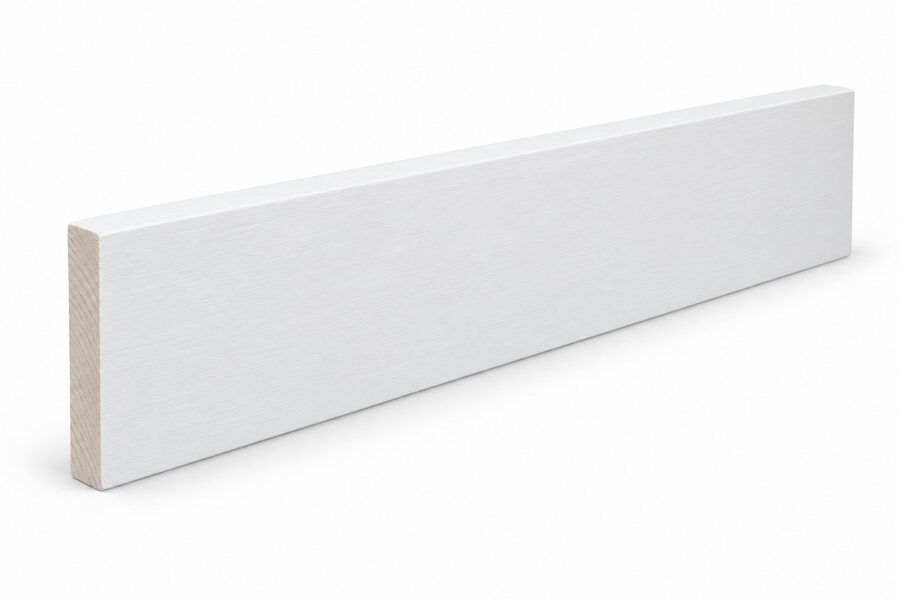 Primed Pine Baseboard 1×6 — 5-1/2 in. × 1/2 in. × 16 ft.