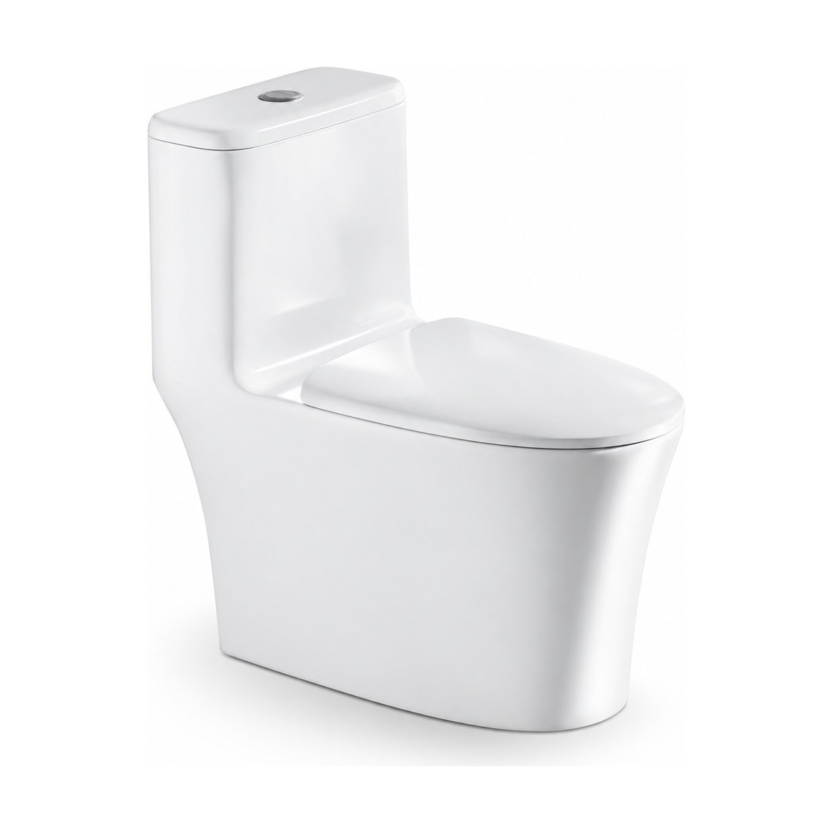 PLUVETTO 720 One-Piece Toilet - Marble White