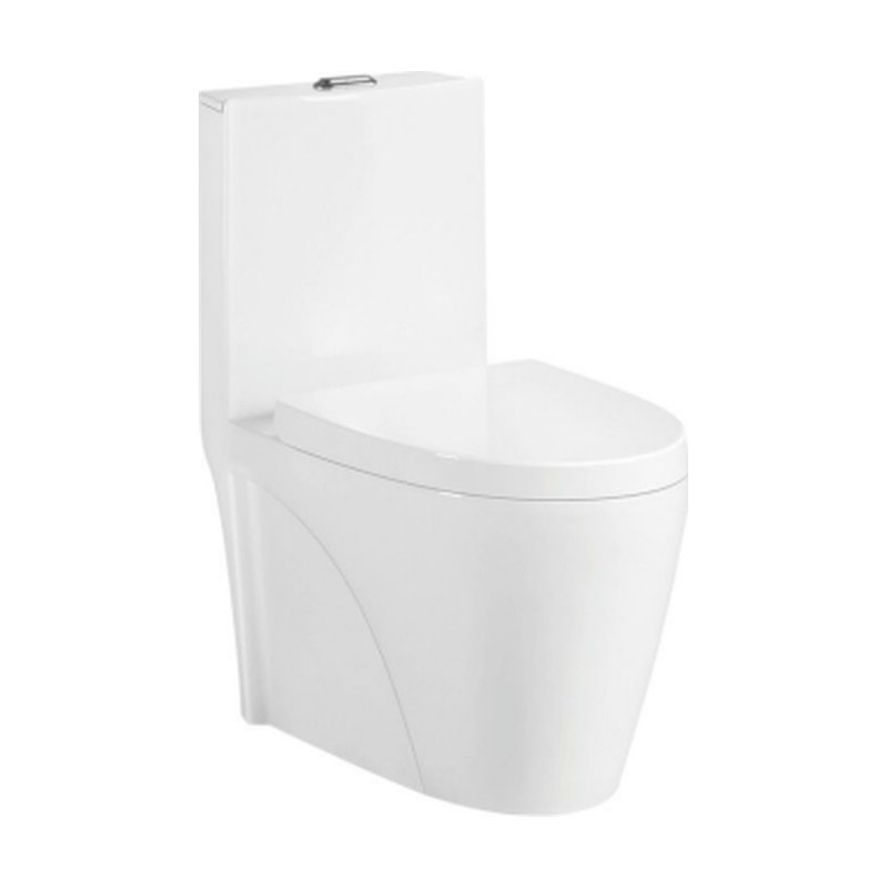 PLUVETTO 780 One-Piece Toilet - Marble White