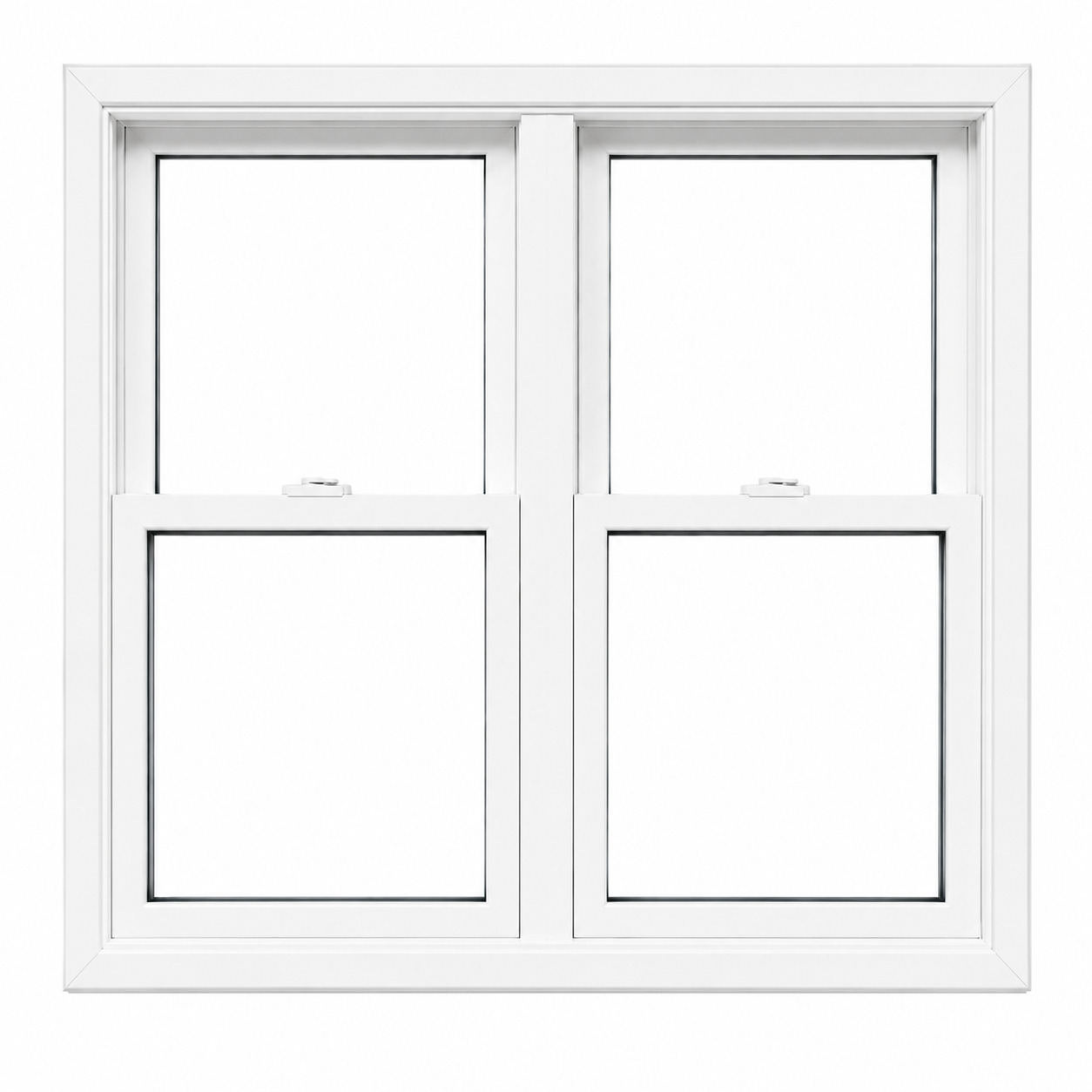 Twin Single-Hung Vinyl Window
