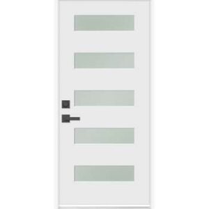 5-Lite Fiberglass Exterior Door 80"