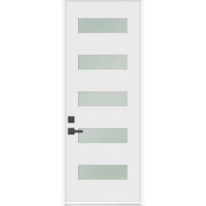 5-Lite Fiber Glass Exterior Door 96"
