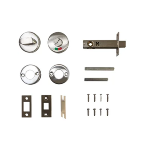 304 STAINLESS STEEL DOOR LOCK LATCH WITH RED GREEN INDICATOR PUBLIC RESTROOM TOILET PARTITION THUMB TURN