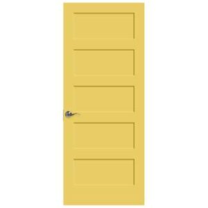 5 Panel Painted Shaker Door