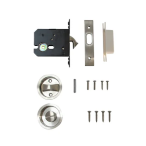 BRUSHED 304 STAINLESS STEEL CYLINDRICAL LOCK